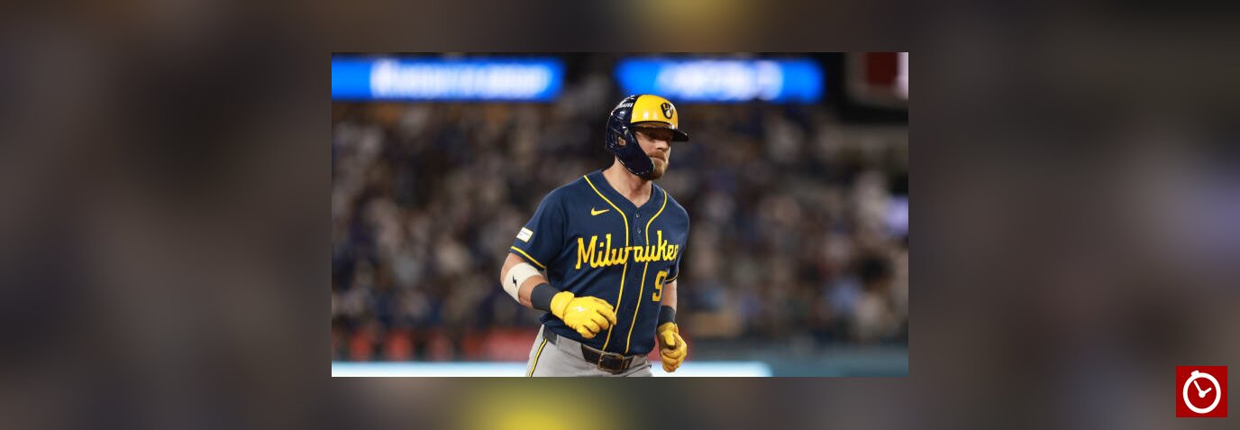 Cerveceros vencen a Dodgers con jonrones de Bauers y Chourio y se acercan a la Serie Mundial