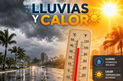 Persistirá el calor este sábado; habrá disminución de lluvias